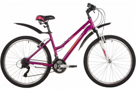 Велосипед FOXX 26" BIANKA розовый, алюминий, размер 19"