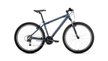Велосипед APACHE 27,5 1.0 алюм. (27,5" 21ск рост 17'') серый / черный, RBKW0M67Q017