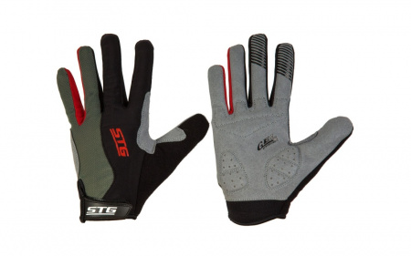 Перчатки STG мод.806 с длинными пальцами и защитн.прокладкой,застежка на липучке,размер XL