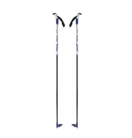 Палки лыжные стеклопластиковые TREK Universal, ЦСТ(130см, blue)