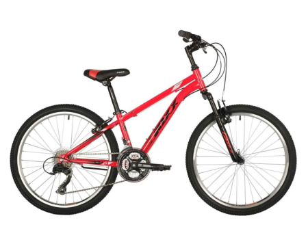 Велосипед FOXX 24" AZTEC красный,сталь, размер 12"