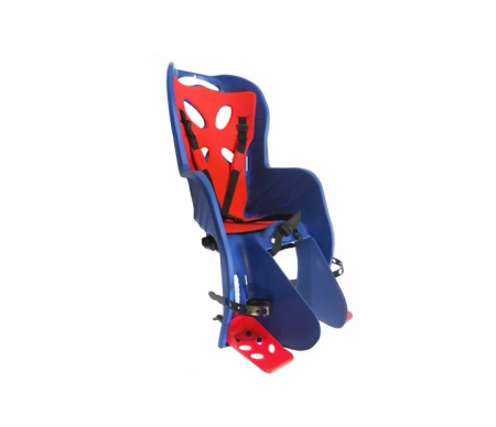 Кресло детское CURIOSO DELUXE на багажник 01-100076 синее с красн вставкой до 22кг 'NFUN (Италия)