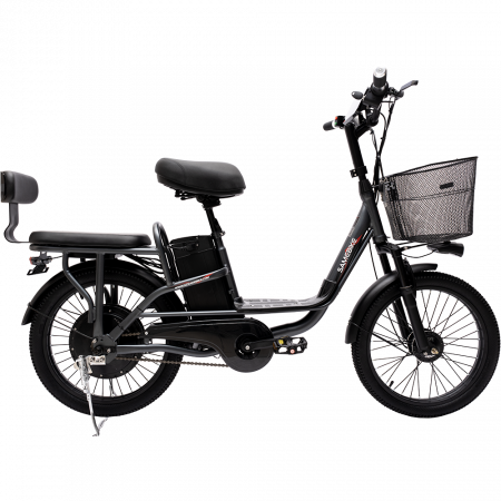 Электровелосипед двухколёсный для взрослых SAMEBIKE, модель RX, артикул SB-RX350, стальная рама, мотор 350Вт, батарея 36V, 10Ah,цвет серебристый