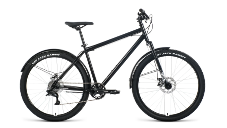Велосипед FORWARD SPORTING 27,5 X D COURIER (27,5" 8 ск. рост. 18") 2022, черный, RBK22FW27901