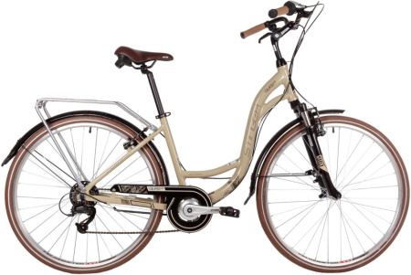 Велосипед STINGER 700C CALIPSO STD бежевый, алюминий, размер 17"