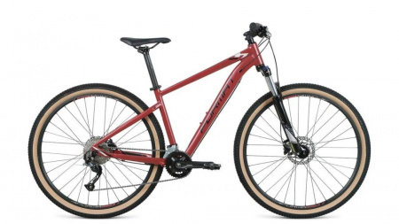 Велосипед FORMAT 1412 29 (29" 18 ск. рост. M) 2020-2021, темно-красный матовый, RBKM1M39E008
