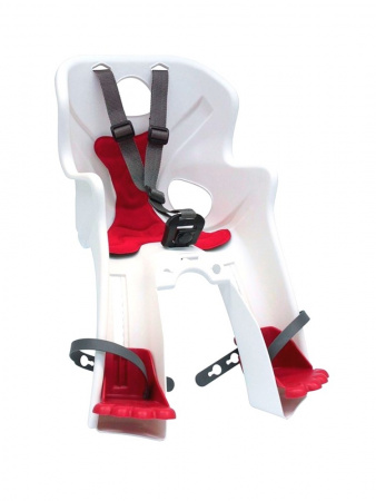 Кресло детское BELLELLI Rabbit B-Fix переднее на раму/вынос 0-280258 белое до 15кг (Италия)
