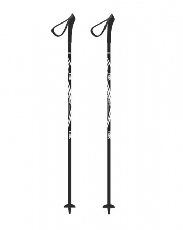 Палки лыжные стеклопластиковые TREK Top speed, (130см, black)