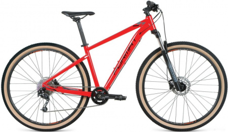 Велосипед FORMAT 1411 27,5 (27,5" 9 ск. рост. S) 2020-2021, красный, RBKM1M37E002