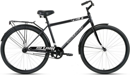 Велосипед ALTAIR CITY 28 high (28" 1 ск. рост. 19") 2022, темно-серый/серебристый, RBK22AL28018