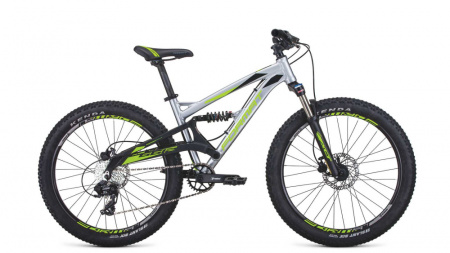 Велосипед FORMAT 6612 (24" 8 ск. рост. OS) 2020-2021, серебристый/черный матовый, RBKM1J348001