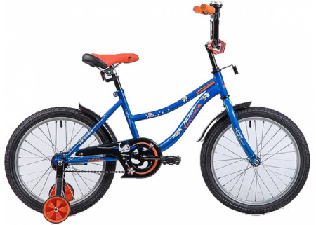 Велосипед NOVATRACK NEPTUNE 18 сине-оранжевый, 2019