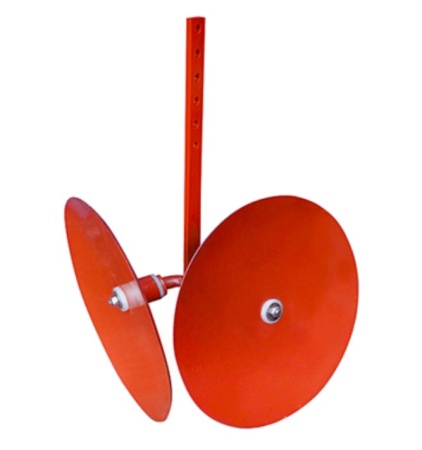 Окучник дисковый ОДО-10 (не раздвижной,однорядный) (красный)