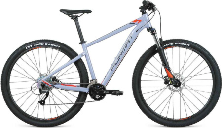 Велосипед FORMAT 1413 29 (29" 18 ск. рост. M) 2020-2021, серый матовый, RBKM1M39E016