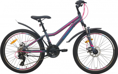 Велосипед AIST  Rosy Junior 2.1 24  серый 2022