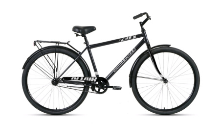 Велосипед ALTAIR CITY 28 high (28" 1 ск. рост. 19") 2022, черный/серый, RBK22AL28016