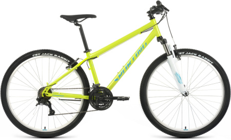 Велосипед FORWARD SPORTING 27,5 1.2, 2022, (21 ск. р-р 17") зеленый/бирюзовый, RBK22FW27834
