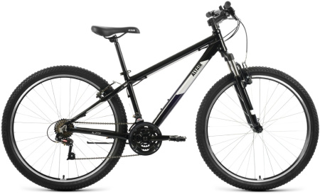 Велосипед AL 27,5 V (27,5" 21 ск. рост. 19") 2022, черный/серебристый, RBK22AL27214