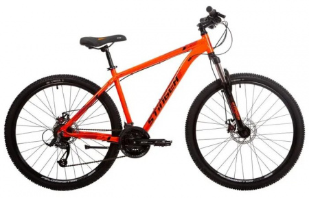 Велосипед STINGER 27.5" ELEMENT STD SE оранжевый, алюминий, размер 18"