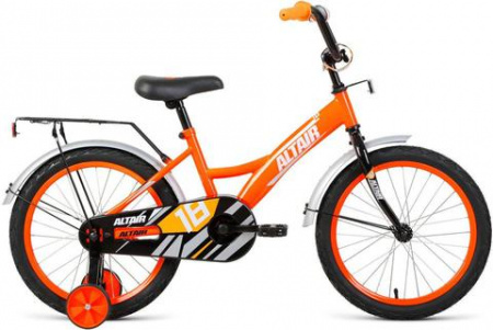 Велосипед ALTAIR KIDS 20 (20" 1ск) белый/оранжевый, RBKN9YN01003