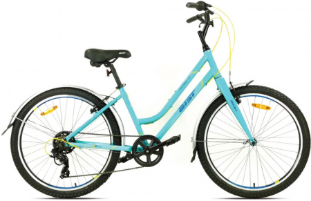 Велосипед AIST Cruiser 1.0 W 26 16.5 голубой 2022