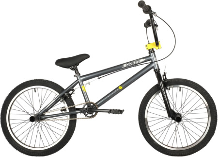 Велосипед STINGER GRAFFITI 20", BMX серый, сталь, размер 10"